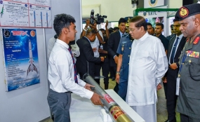 ශ්‍රී ලංකා සංඥා බලකායේ 75 වන  සංවත්සරය- ජාත්‍යන්තර සමුථවේ සහ තොරතුරු තාක්ෂණ ප්‍රදර්ශනයේ සමාරම්භක අවස්ථාව ජනපති ප්‍රධානත්වයෙන් ...