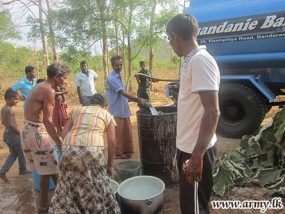 නියඟයෙන් පීඩාවට පත් සිවිල් වැසියන්ට මධ්‍යම ආරක්ෂක සේනාවෙන් සහන