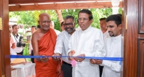 නෙළුම්වැව ලංකාපුර රජමහා විහාරයේ ප්‍රතිසංස්කරණය කරන ලද නව සංඝාවාස ගොඩනැඟිල්ල සඝ සතු කොට පූජා  කෙරෙති