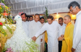 දියවන්නා වෙසක් කලාපය ජනපති අතින් ජනතා දැක්මට විවෘත කෙරේ