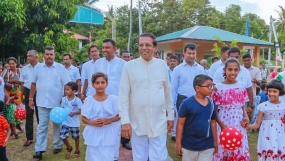 ඉසිපතන ළමා උද්‍යානය  ජනපති අතින් විවෘත වේ