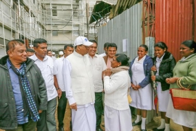 නුවරඑළිය රෝහලේ නවීකරණ කටයුතු ජනපතිගේ නිරික්ෂණයට