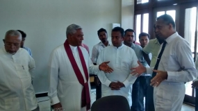 කතානායකතුමා පාර්ලිමේන්තු වාර්තාකරුවන්ගේ පරිශ්‍රයට පැමිණෙයි