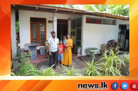 &#039;&#039;ඔබට ගෙයක් - රටට හෙටක් &#039;&#039;නිවාස ආධාර ව්‍යාපෘතියේ නිවාස ඉදිකිරීම්වල සියයට 50ක වැඩ අවසන්