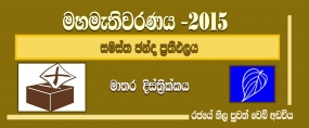 සමස්ත ඡන්ද ප්‍රතිඵලය - මාතර දිස්ත්‍රික්කය