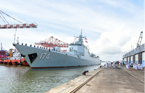 චීන යුද නෞකා නිල සංචාරය නිමා කරමින් දිවයිනෙන් පිටත් වෙයි