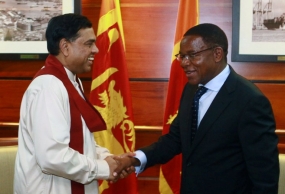 ටැන්සානියා විදේශ කටයුතු ඇමැති අමාත්‍ය බැසිල් හමුවේ